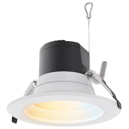 Sunlite 6-in LED Power Selectable 3000 Lmn CCT Switch 27K/30K/35K/40K/50K Dimmable Recessed Round Downlight 87809-SU